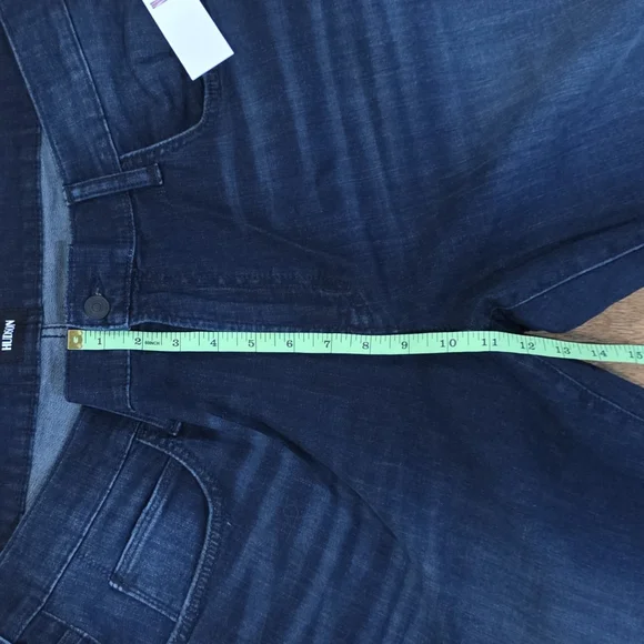 NWT Hudson Byron Slim Straight Zip Fly Stretch Denim Jeans in Lambert Blue. 40 - Picture 10 of 12